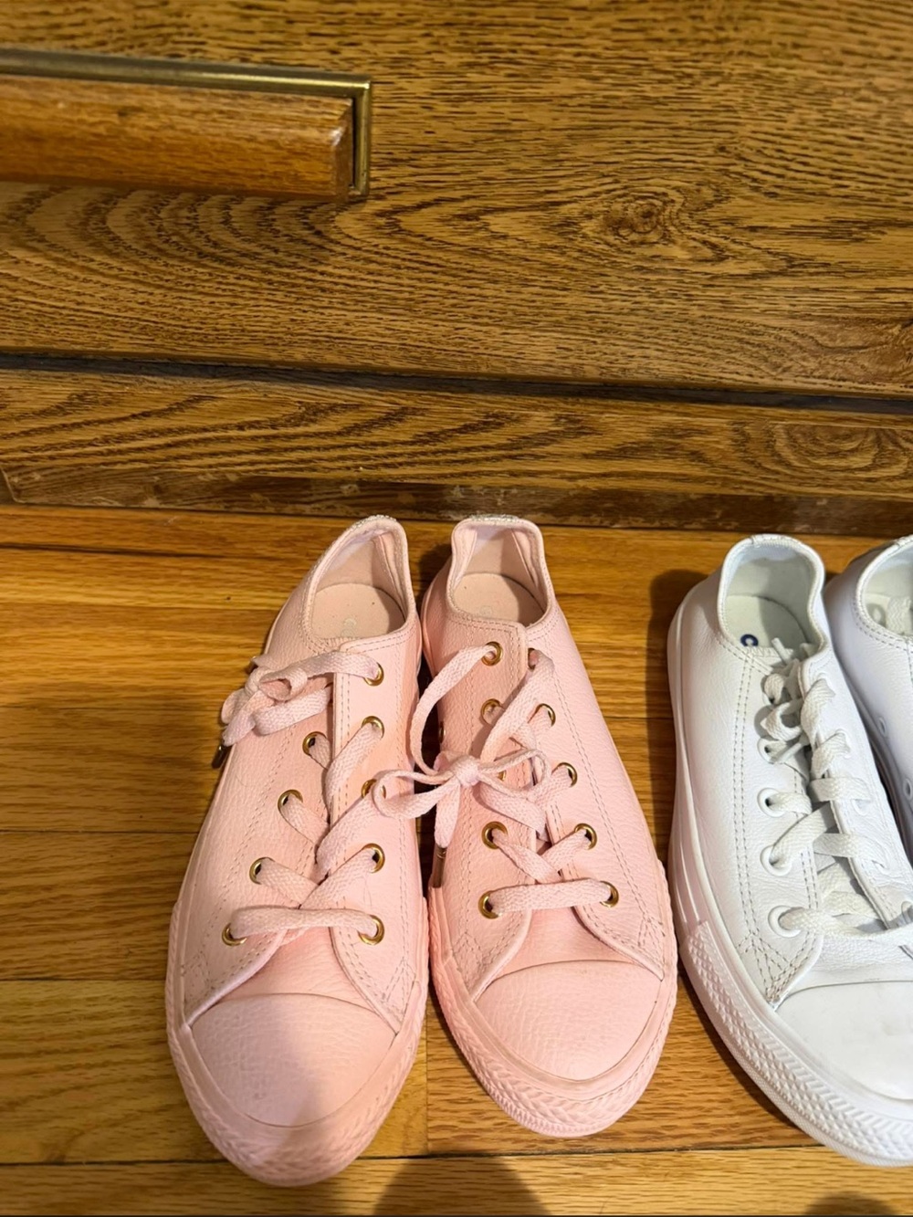 Converse Kids Pink Low-Top Canvas Sneakers